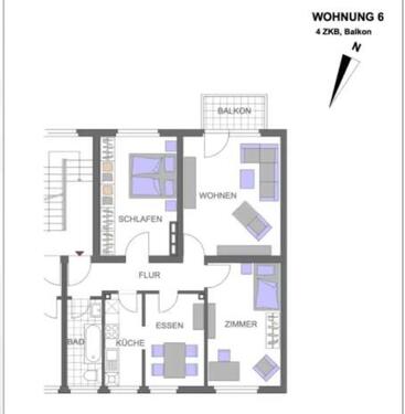 Foto - Etagenwohnung in Mannheim zur Miete