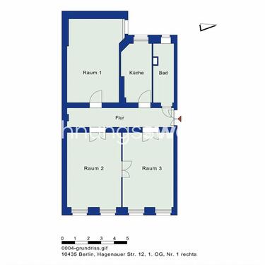 Foto - Wohnungsswap - 3 Zimmer, 100 m² - Hagenauer Straße, Pankow, Berlin