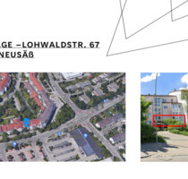 3-Zi-Wohnung 76 m² Hochparterre, EBK, Balkon & Wintergarten, TG - Neusäß