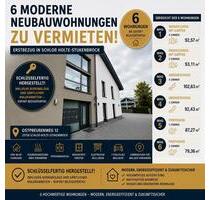 6 Moderne Neubauwohnungen zur Vermietung – Erstbezug - Schloß Holte-Stukenbrock