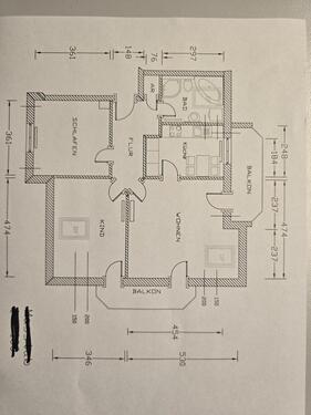 Foto - Schöne Dachgeschosswohnung - 450,00 EUR Kaltmiete, ca.  64,00 m²