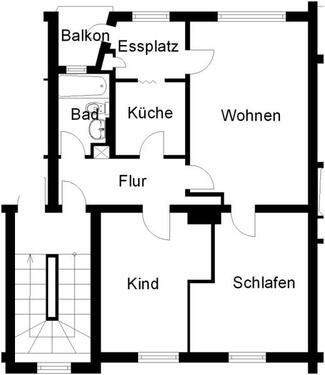 Foto - 3 Zimmer Etagenwohnung zur Miete in Osnabrück