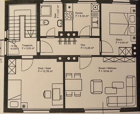 Foto - 3 Zimmer WHG - Erdgeschoss inkl. Stellplatz & Gartennutzung
