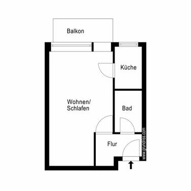 Foto - 1 Zimmer Etagenwohnung zur Miete in Berlin