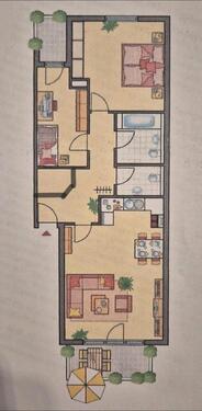 Foto - 3-Zimmer Wohnung in Eggenstein - 850,00&nbsp;EUR Kaltmiete, ca.&nbsp; 75,00&nbsp;m&sup2;