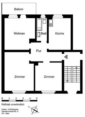 Foto - Etagenwohnung zur Miete in Essen