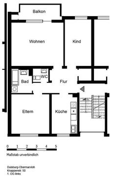 Foto - Etagenwohnung in Duisburg