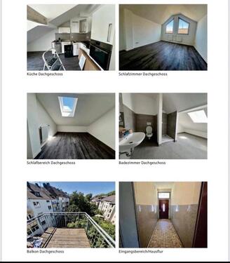 Foto - 3 Zimmer Dachgeschoßwohnung zur Miete in Dortmund