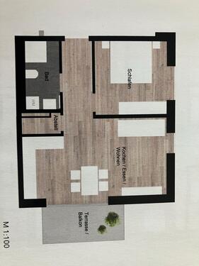 Foto - Moderne neuw.2 Zimmer Wohnung mit Küche