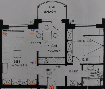 Foto - Renovierte 2-Zimmer-Wohnung mit neuer Einbauküche
