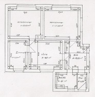 Foto - 3 Zimmer Etagenwohnung zur Miete in Doberlug-Kirchhain