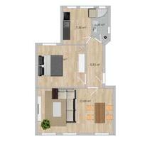 2 Zimmer inkl Küche EG Wohnung - 520,00 EUR Kaltmiete, in Bremerhaven (PLZ: 27570) Geestemünde