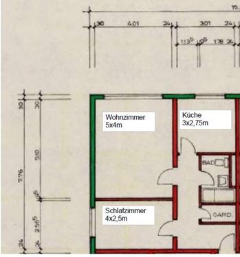 Foto - 2 Zimmer Etagenwohnung zur Miete in Bad Krozingen
