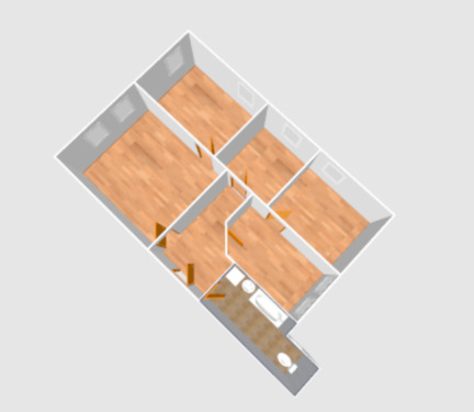 Foto - 4 Zimmer Etagenwohnung zur Miete in Hildburghausen