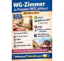 WG-Zimmer in Frauen-WG (Altbau) – ab März frei - Bordesholm