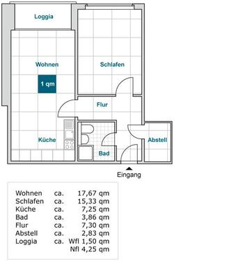 Foto - 2 Zimmer Etagenwohnung zur Miete in Dresden