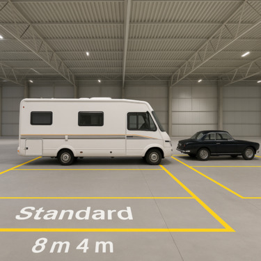 Foto - Lagerhalle Camping Stellplatz Warm Stellfläche ab Sofort