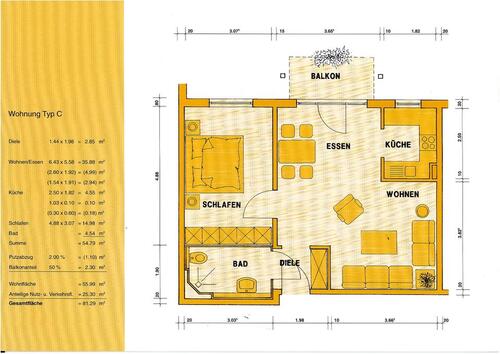Foto - 2 Zimmer Erdgeschoßwohnung zur Miete in Ludwigsburg