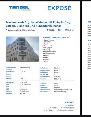 Foto - Wunderschöne Sanierte 3-Raum Wohnung mit 2 Bädern