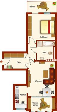 Foto - Etagenwohnung in Görlitz zur Miete