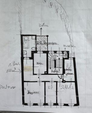 Foto - Werdau Pestalozzistraße große 3,5 Zi. mit Balkon