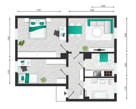 Foto - 3 Zimmer Etagenwohnung in Dresden