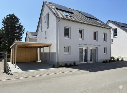 Foto - NEUE Doppelhaushälfte Darmstadt mit Carport & PV-Anlage 