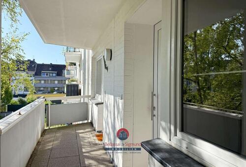 Foto - KREFELD-CITY: MODERNE 3-ZIMMERWOHNUNG MIT 2 BALKONEN & KÜCHE + NEUEM BADEZIMMER & GÄSTE-WC