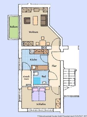 Foto - 2 Zimmer Etagenwohnung zur Miete in Dresden