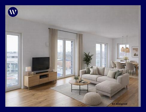 Foto - Zum Wohlfühlen! Viel Platz & Komfort & Einbauküche, neue Ausstattung! 3 Zimmer + Loggia, Gäste-WC