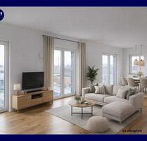 Zum Wohlfühlen! Viel Platz & Komfort & Einbauküche, neue Ausstattung! 3 Zimmer + Loggia, Gäste-WC - Hannover Döhren-Wülfel
