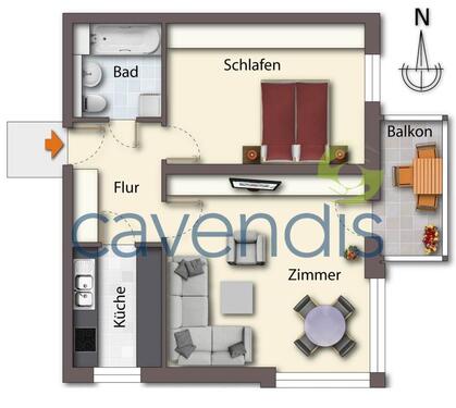 Foto - 2 Zimmer Etagenwohnung zur Miete in Dresden