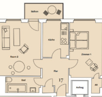 2-Zimmer-Wohnung im schönen Berlin-Wilmersdorf