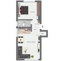 zum 01.06. - 2 Zimmer Wohnung Leverkusen Rheindorf 52 qm