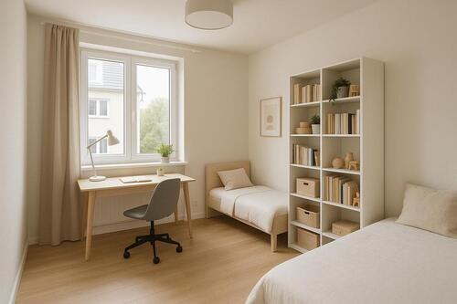 Foto - Exklusive 4-Zimmer-Wohnung in Frankfurt-Harheim +Garten+Küche!