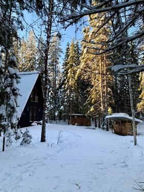 Foto - Weihnachtszeit Ferienhaus Schweden mit Sauna Alleinlage am See