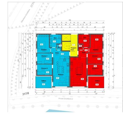 Foto - moderne lichtdurchflutete 4-Zimmerwohnung mit Balkon