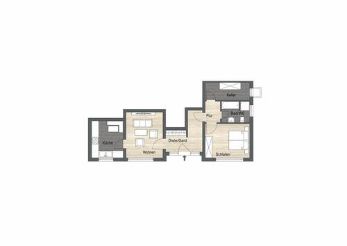 Foto - 2 Zimmer Erdgeschoßwohnung zur Miete in Wickede (Ruhr)