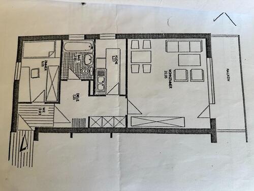 Foto - Eigentumswohnung (2 Zimmer)Marburg Wehrda 50 qm frei ab 1.10.25
