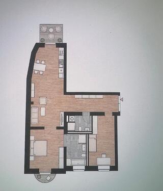 Foto - Ruhige 3-Raum-Wohnung zu vermieten