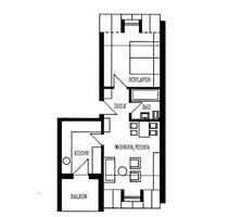 Gemütliche 2-Zimmer-Wohnung mit Balkon in Mengen zu vermieten