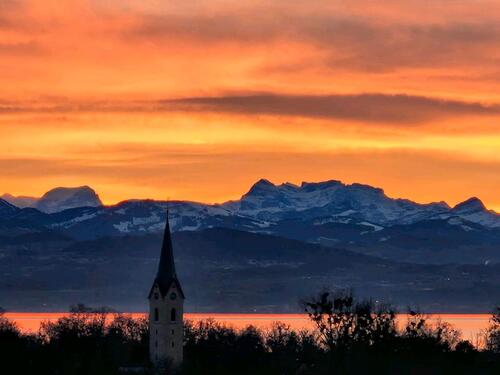 Foto - 3,5-Zimmer-Wohnung mit Berg- & Seesicht in Eriskirch