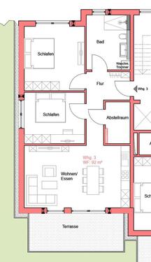 Foto - 3 Zimmer Etagenwohnung zur Miete in Perl