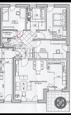 Foto - 4-Zimmer-Wohnung – Neubau 2023 - 1.326,00 EUR Kaltmiete,