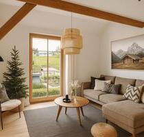 Helle Dachgeschosswohnung mit großzügigem Balkon in Scheidegg