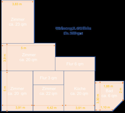 Foto - 4 Zimmer Etagenwohnung zur Miete in Sonneberg