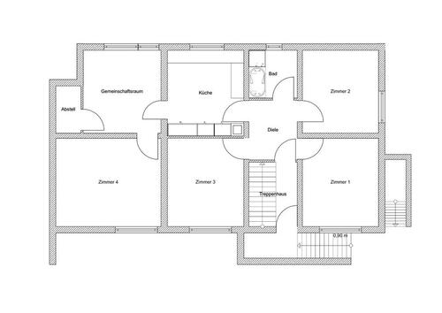 Foto - Renovierte 4er WG Erdgeschosswohnung in FD-Dietershan!