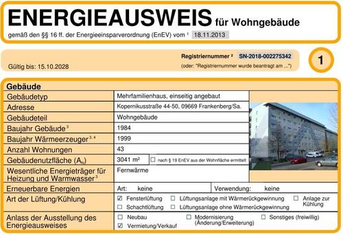 Foto - Etagenwohnung in Frankenberg (Sachsen)