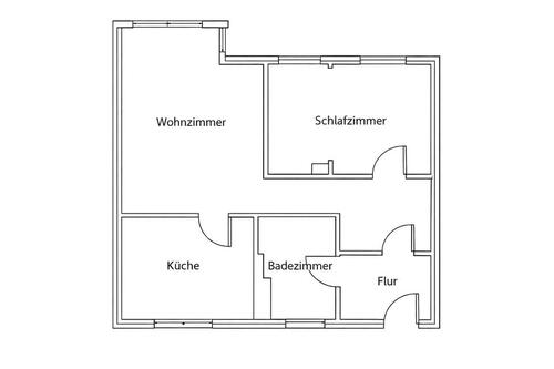 Foto - 2 Zimmer Etagenwohnung zur Miete in Jena