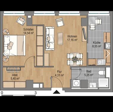 Foto - 2 Zimmer Wohnung Nachmieter ab 01. April 2026